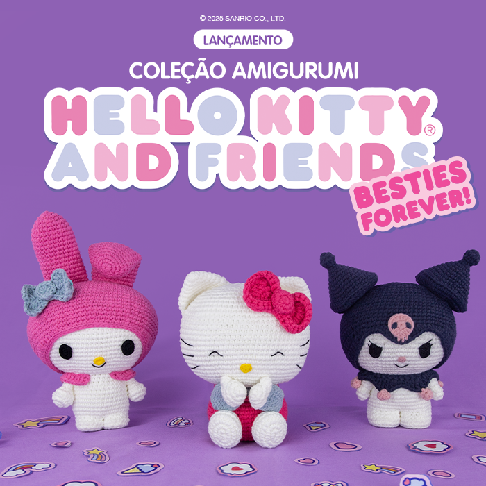 Lançamento: Coleção Amigurumi Hello Kitty and Friends